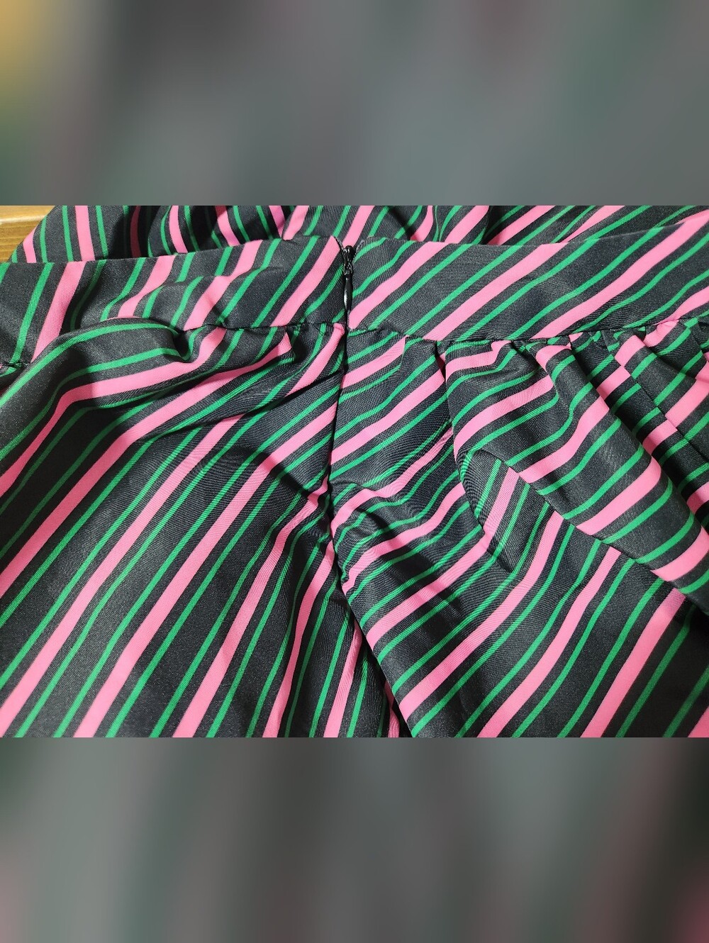 Wicked Movie by Paul Tazewell Striped Bubble Skirt Women's AKA Sorority Vibes - Picture 6 of 6